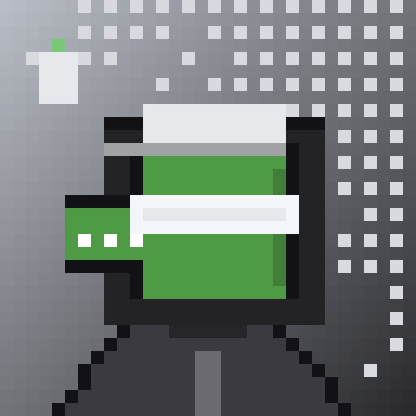 Pixel art pNFT #0016 paired with pAAPL