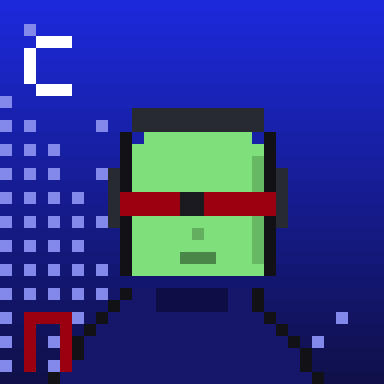 Pixel art pNFT #0027 paired with pCOST