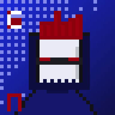Pixel art pNFT #0057 paired with pCOST