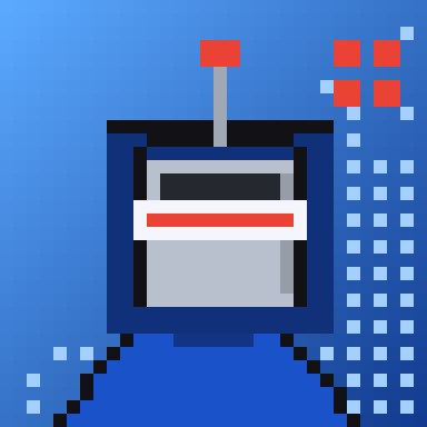 Pixel art pNFT #0059 paired with pGOOGL