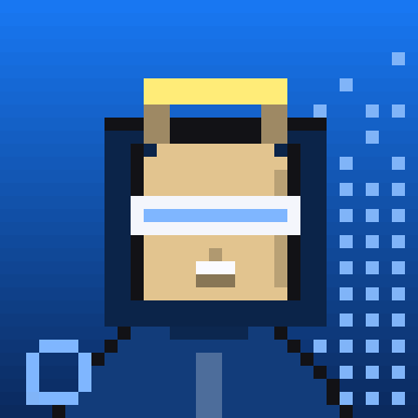 Pixel art pNFT #0015 paired with pMETA