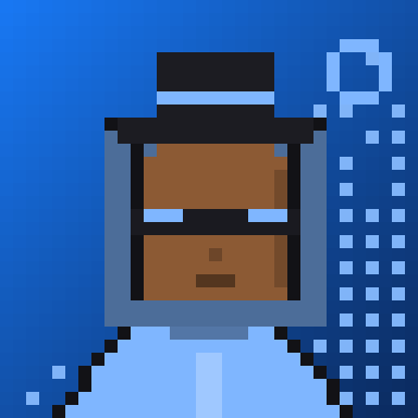 Pixel art pNFT #0035 paired with pMETA