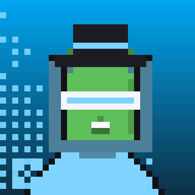 Pixel art pNFT #0023 paired with pMSFT