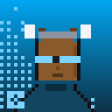 Pixel art pNFT #0043 paired with pMSFT