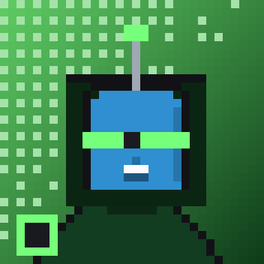 Pixel art pNFT #0030 paired with pNVDA