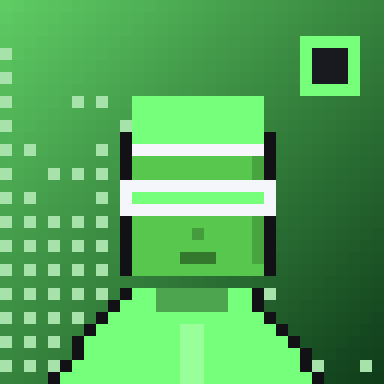 Pixel art pNFT #0050 paired with pNVDA
