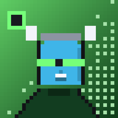 Pixel art pNFT #0060 paired with pNVDA