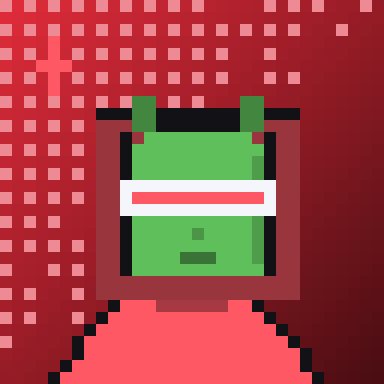 Pixel art pNFT #0028 paired with pTSLA
